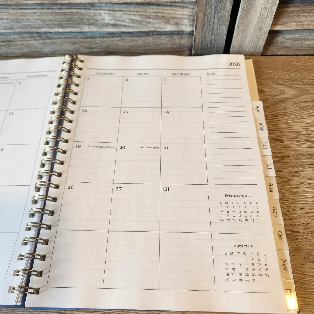 Recollections Blue 2026 Planner, 8.5x11 in NEW